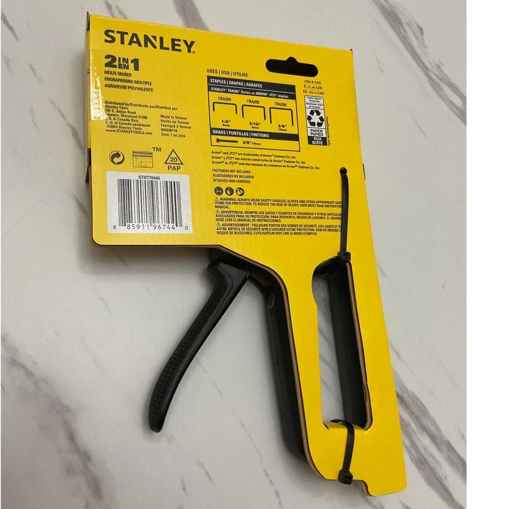 Stanley STHT70440 2-in-1 Multi-Tacker Staple Gun and Brad Nailer - Picture 4 of 6